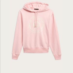 Frye Pink Hoodie, Size Medium